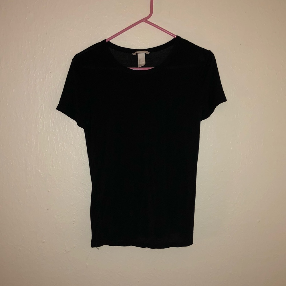 H&M Basics Black T-Shirt